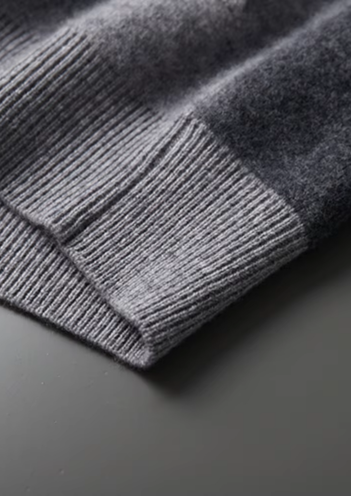 Premium Cashmere Dark Gray Torino Leisure Set | Arventti