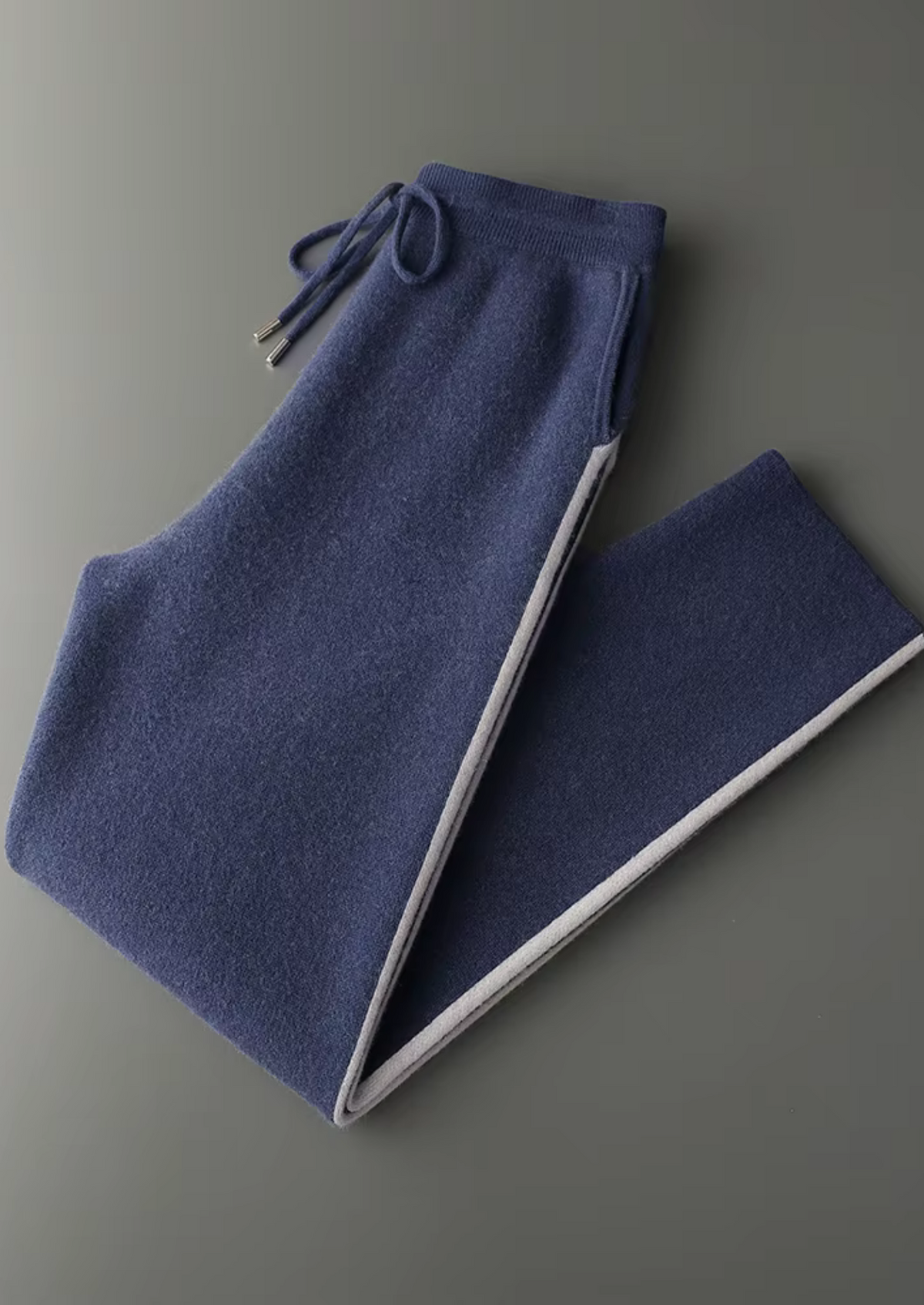 Premium Cashmere Navy Blue Milano Leisure Set | Arventti