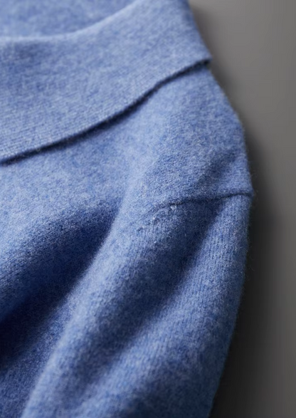 Pure Extra-Fine Merino Wool Half Zip Polo | Arventti