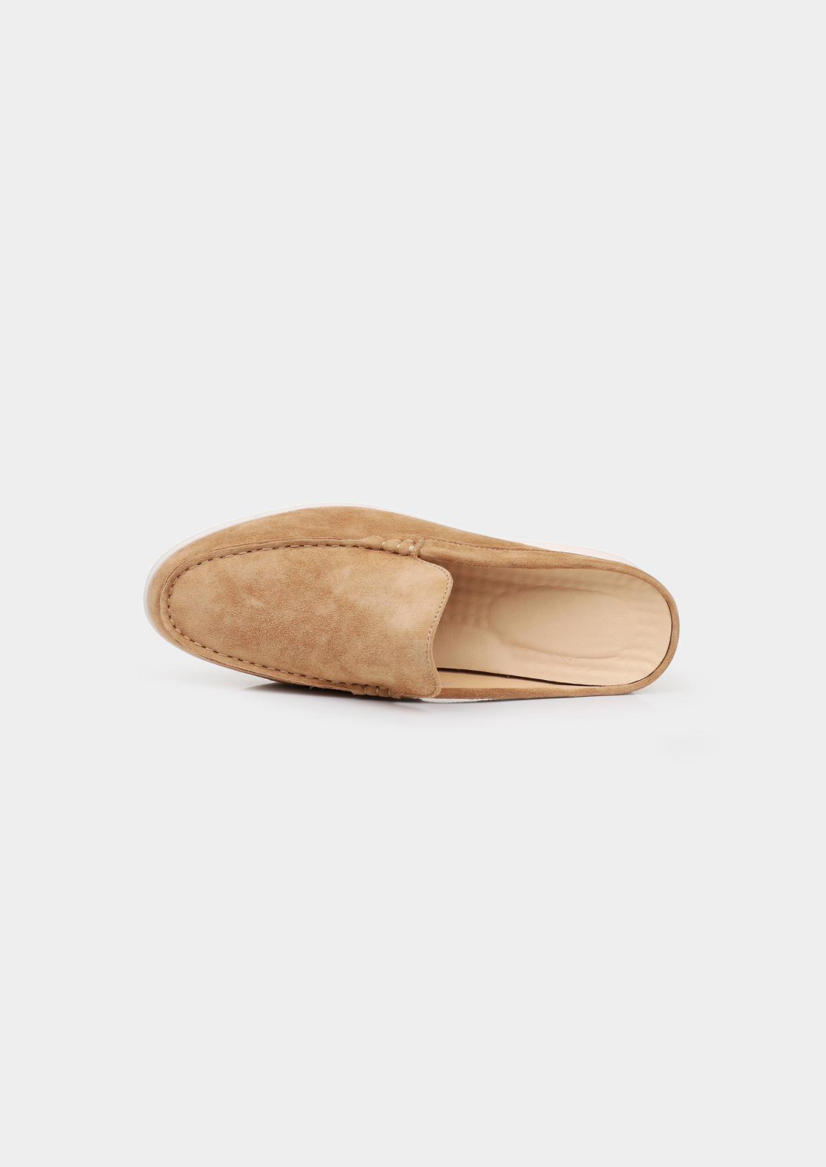 Caramel Marina Suede Slipper | Arventti