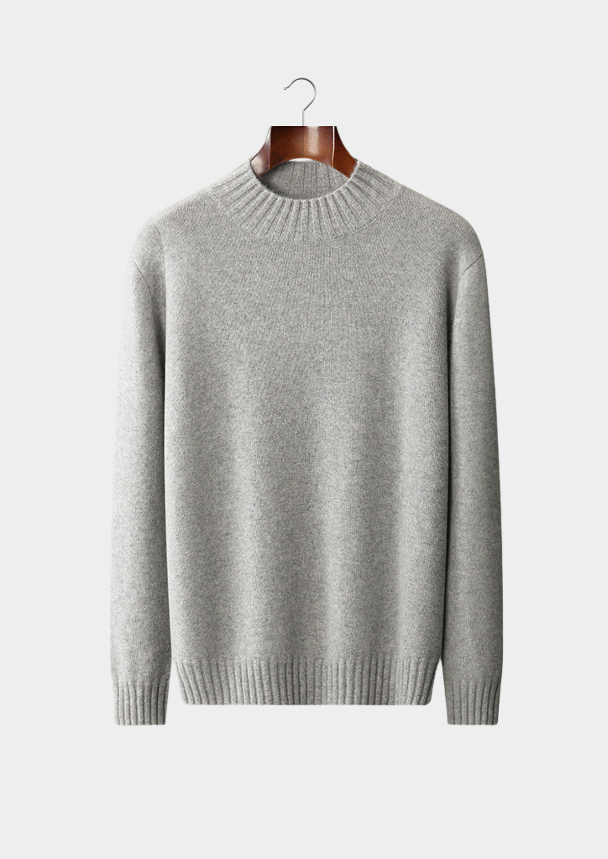 Pure Cashmere Mockneck Sweater | Arventti