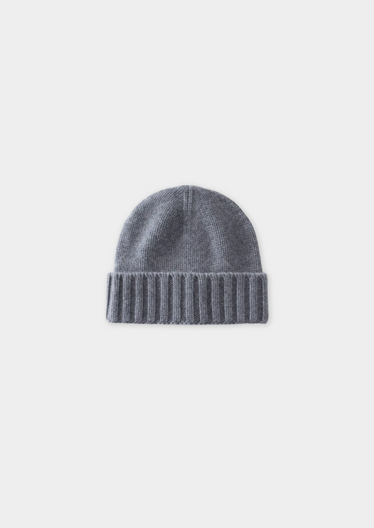 Light Gray Cashmere Wintertime Beanie | Arventti