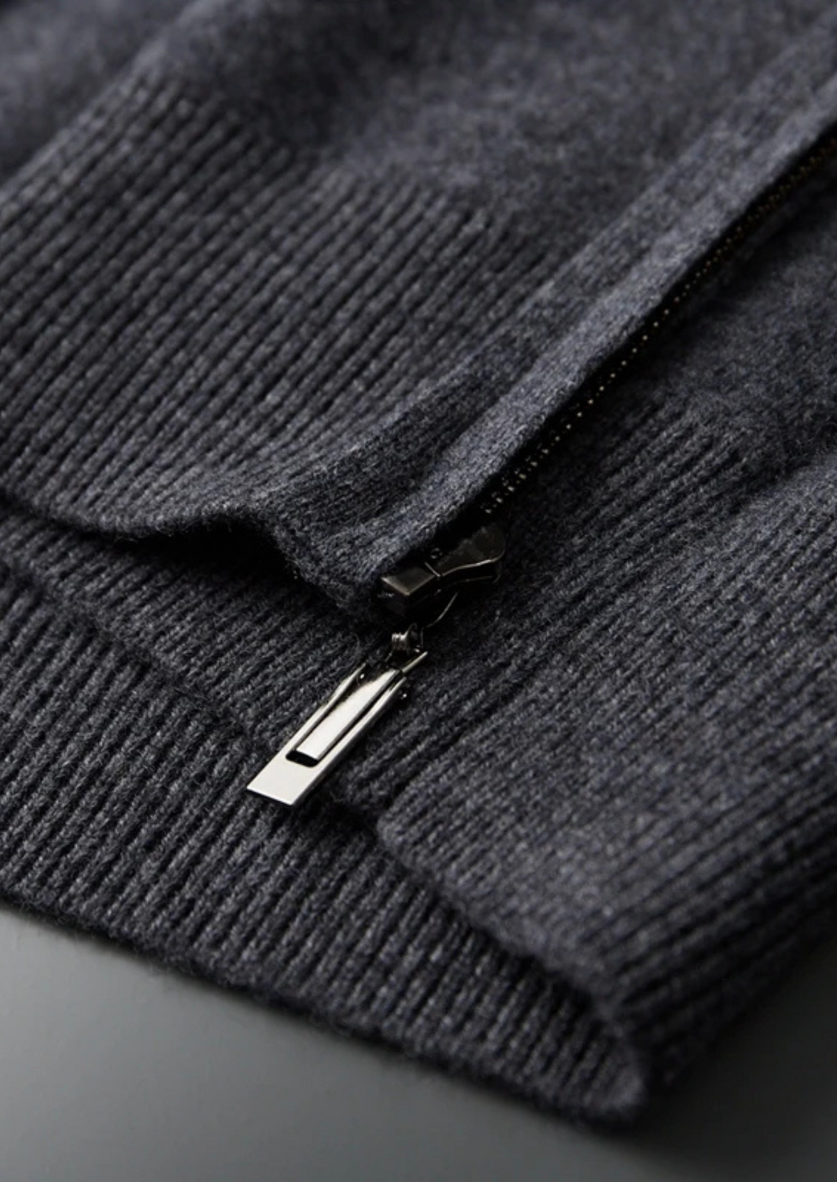 Premium Cashmere Zipper Hoodie | Arventti