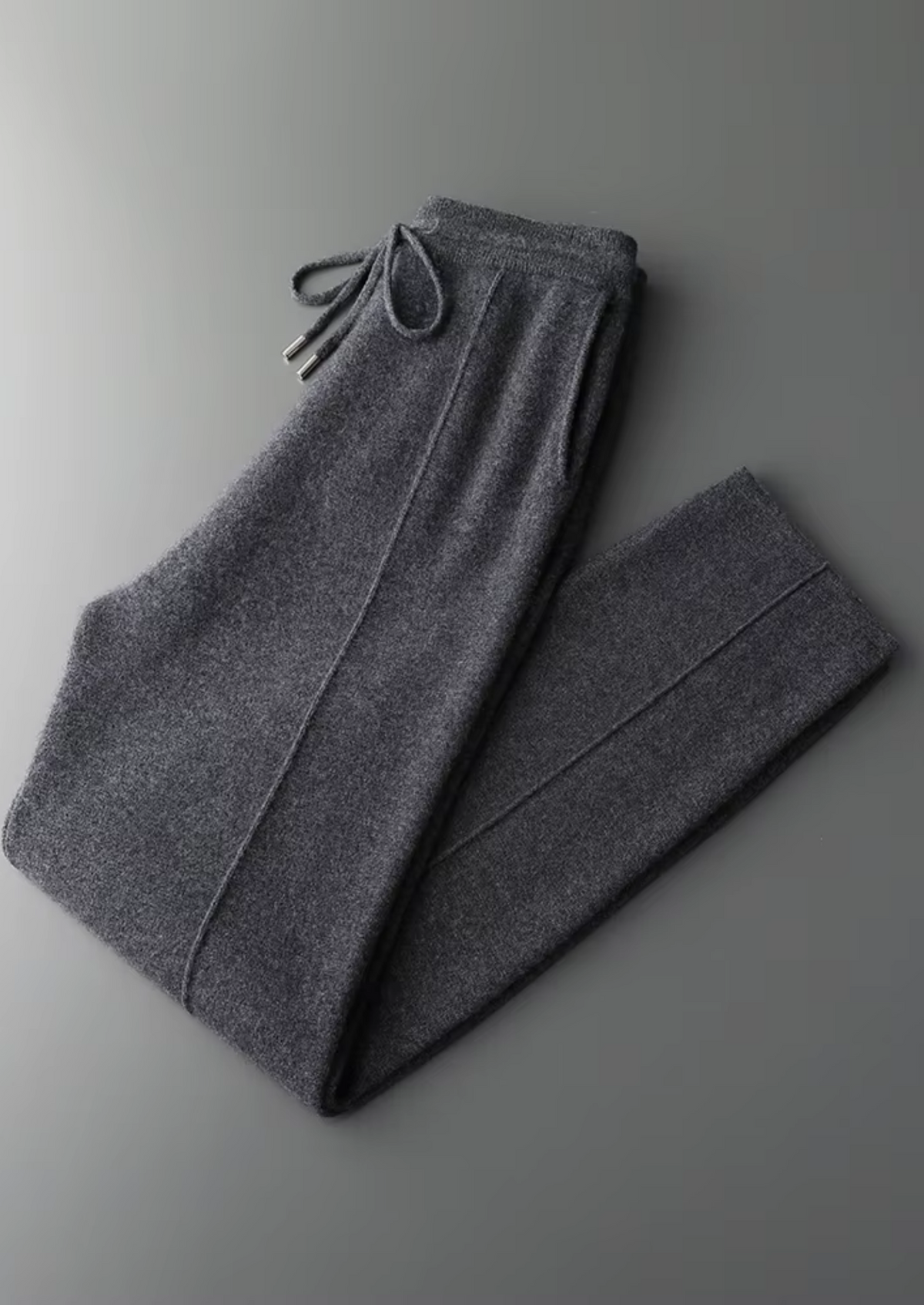 Pure Extra-Fine Merino Wool Dark Gray Falconi Set | Arventti
