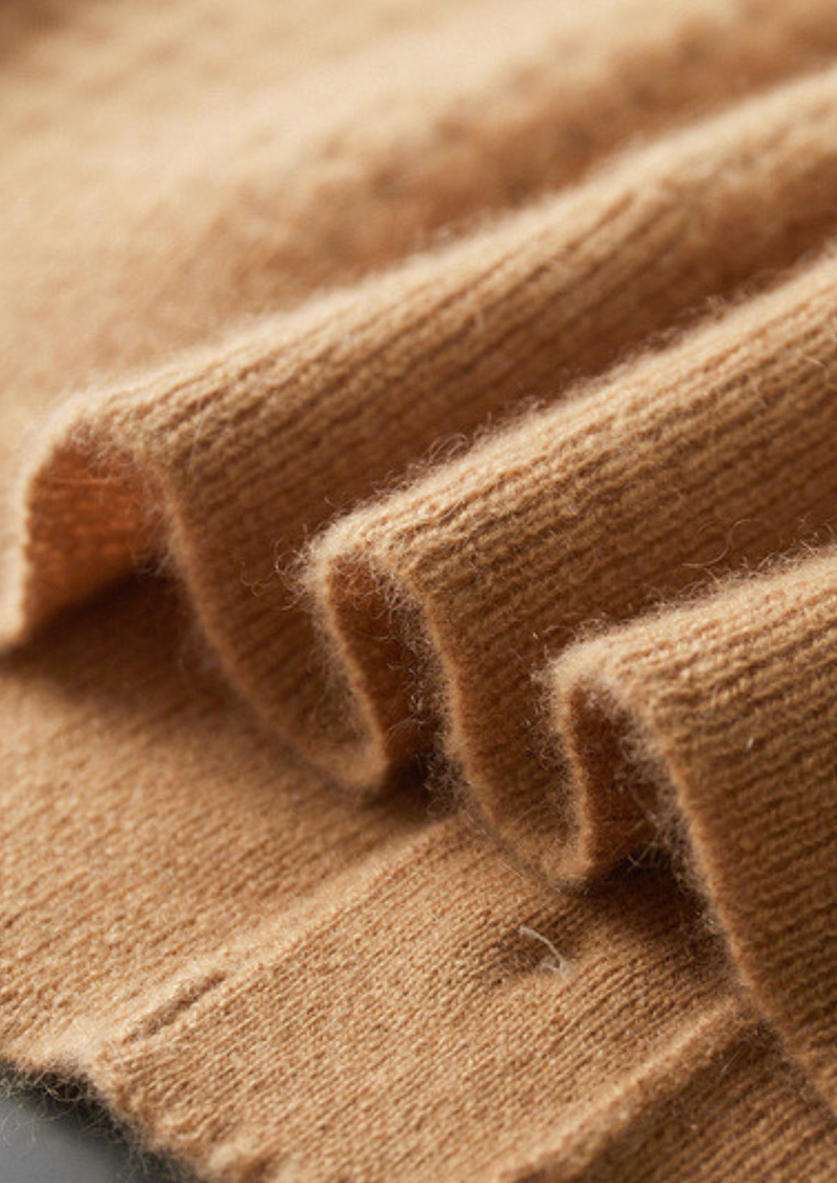 Pure Cashmere Caramel Textured Button Cardigan | Arventti