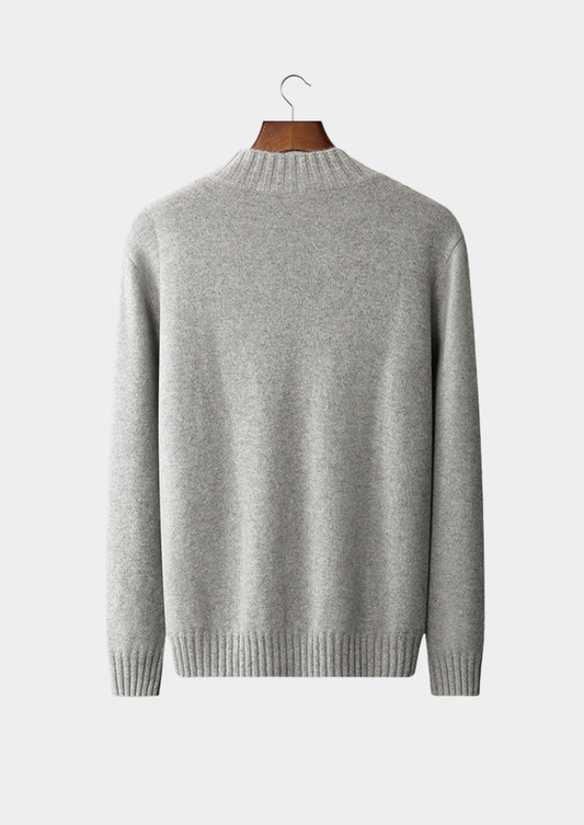 Pure Cashmere Mockneck Sweater | Arventti