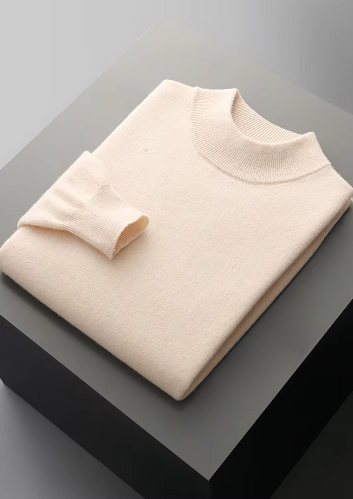 Pure Extra-Fine Merino Wool Classic Mockneck | Arventti