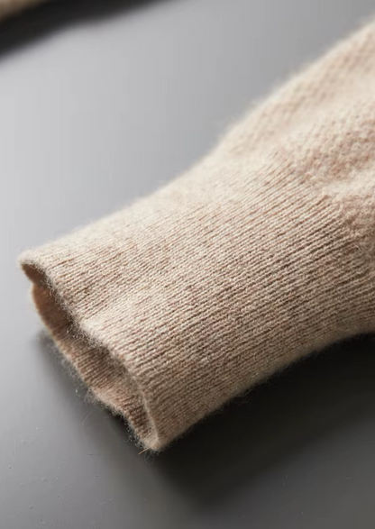 Premium Cashmere Classic Henley Sweater | Arventti