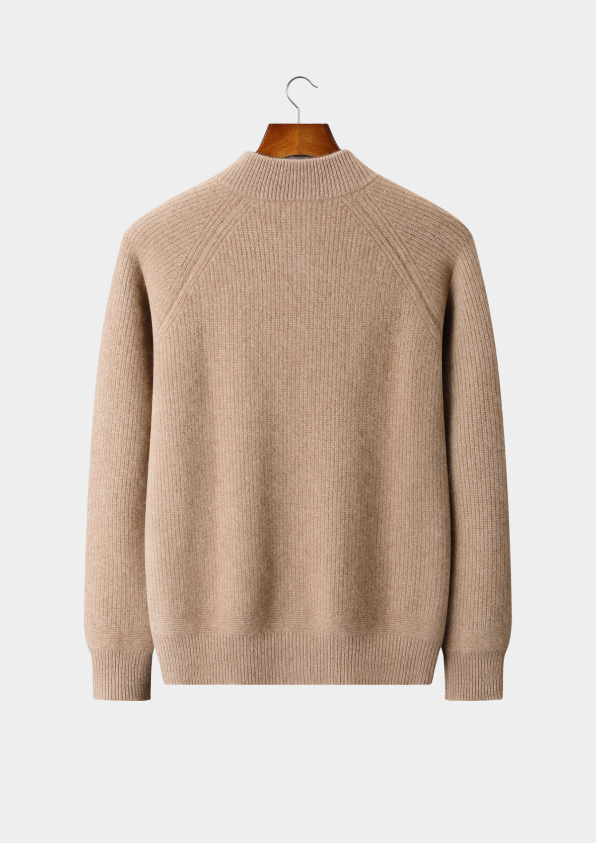 Pure Cashmere Beige Button Overshirt | Arventti