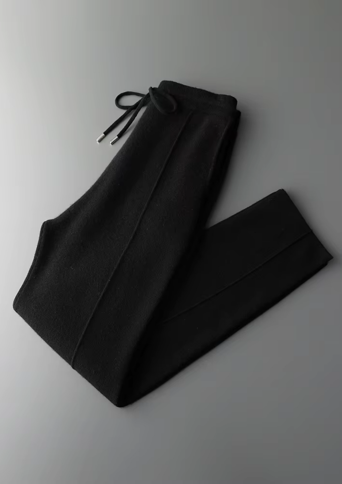 Pure Extra-Fine Merino Wool Black Falconi Set | Arventti