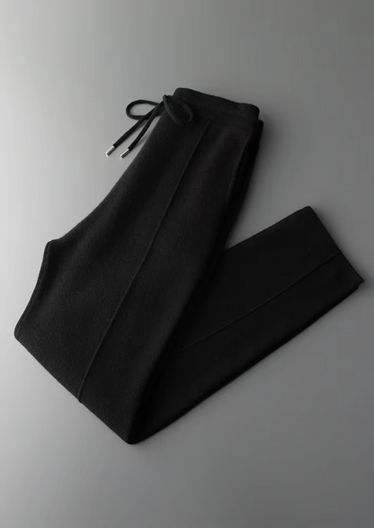 Pure Extra-Fine Merino Wool Black Falconi Set | Arventti