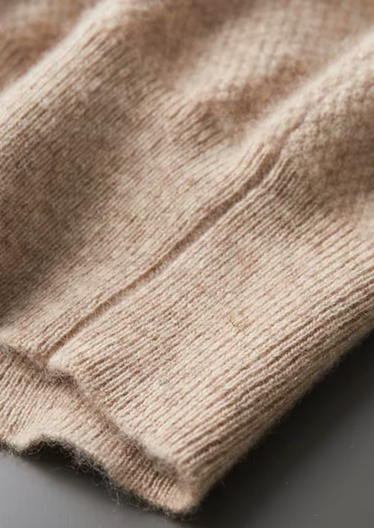 Premium Cashmere Classic Henley Sweater | Arventti