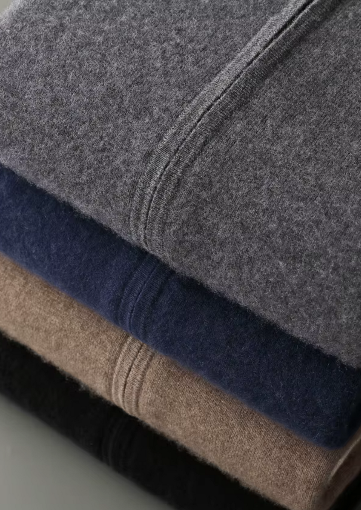 Pure Extra-Fine Merino Wool Dark Mocha Damien Set | Arventti