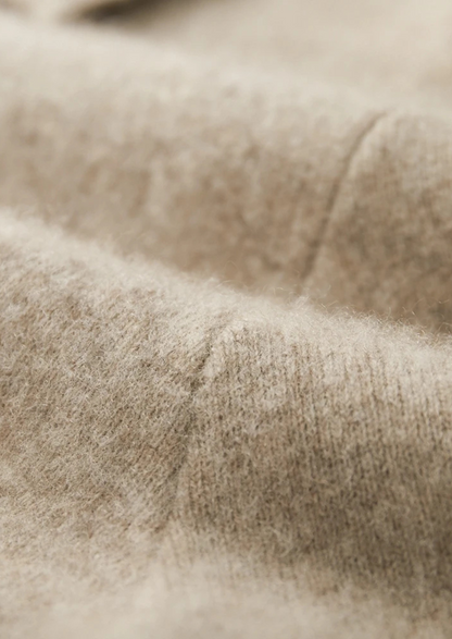 Premium Cashmere Zip Polo Cardigan | Arventti