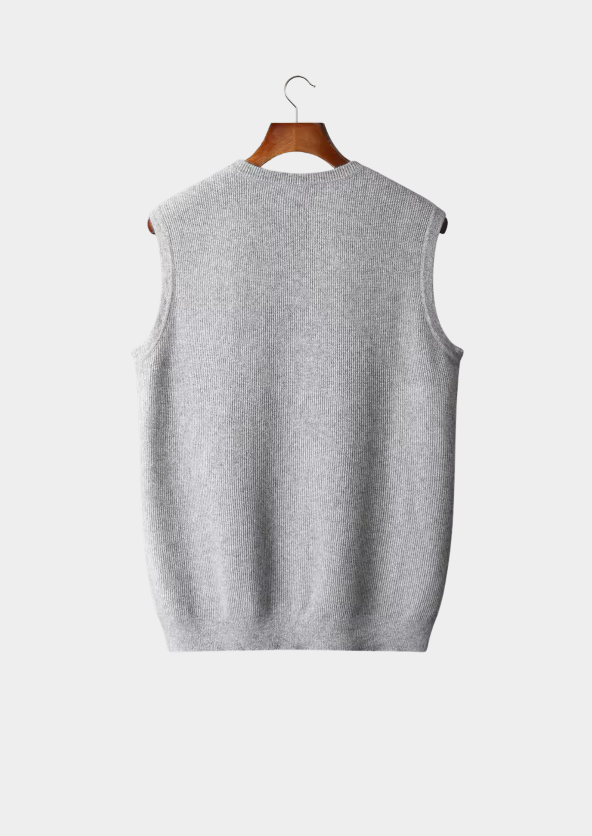 Pure Extra-Fine Merino Wool Crewneck Vest | Arventti