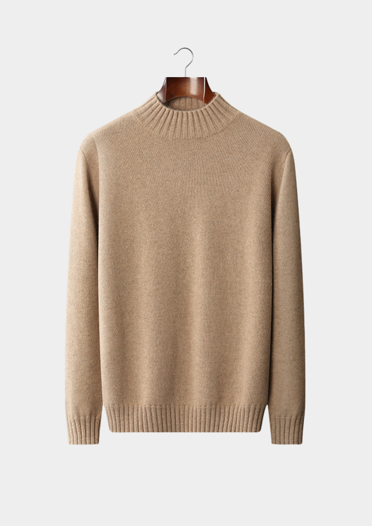 Pure Cashmere Mockneck Sweater | Arventti