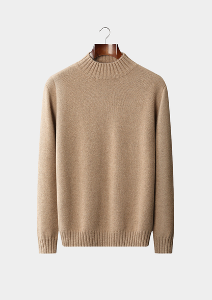 Pure Cashmere Mockneck Sweater | Arventti