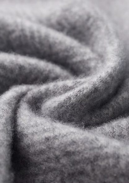 Premium Cashmere Patterned Half-Zip Sweater | Arventti