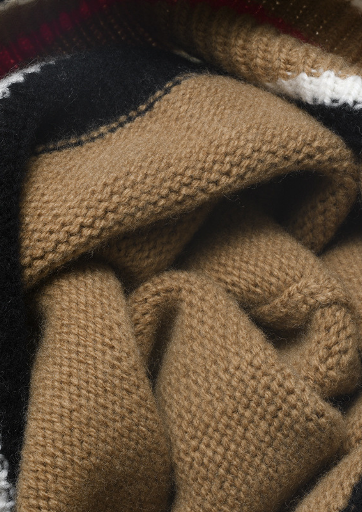 Caramel Merino Wool Wintertime Beanie | Arventti