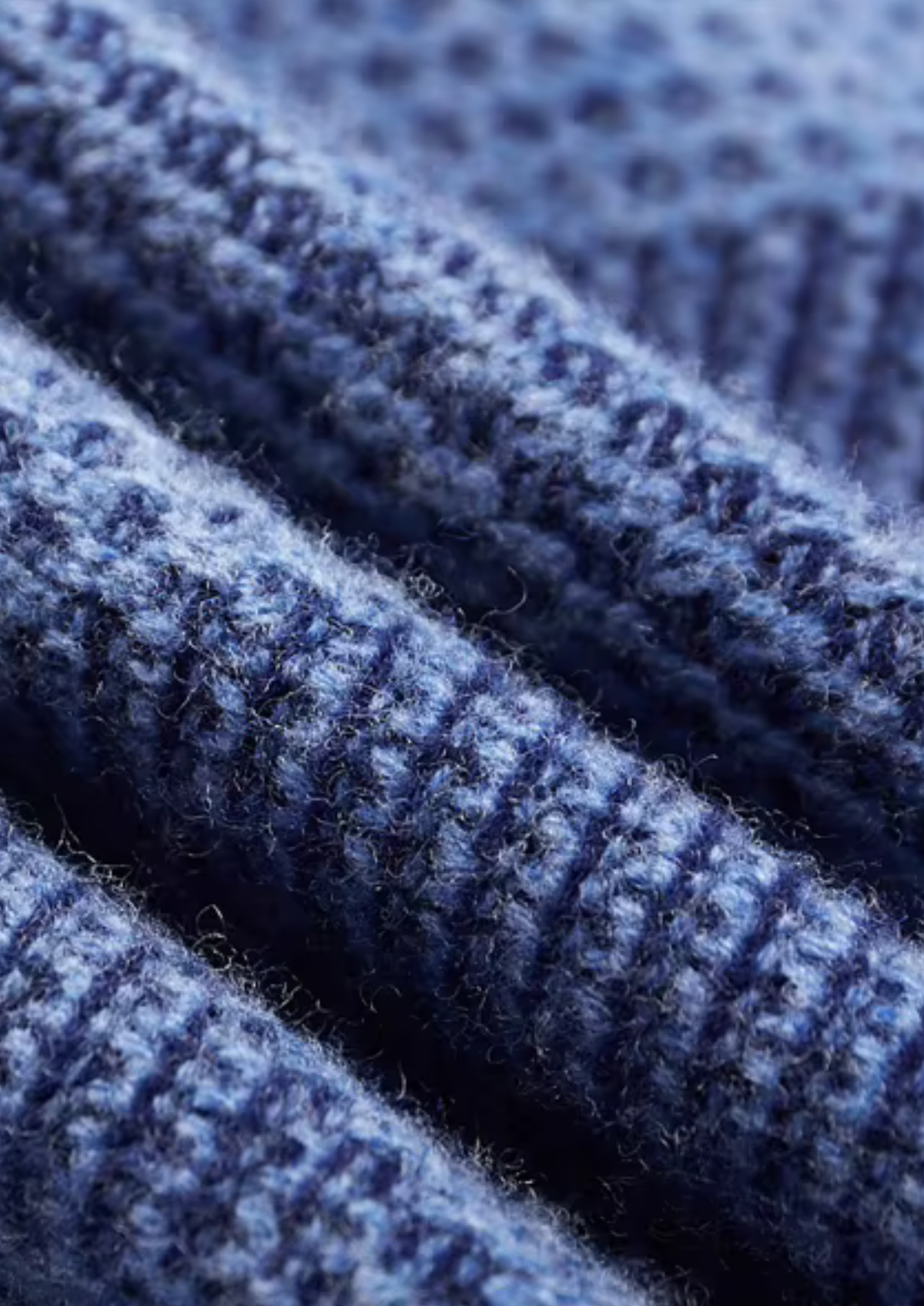 Pure Extra-Fine Merino Wool Two Tone Patterned Mockneck | Arventti