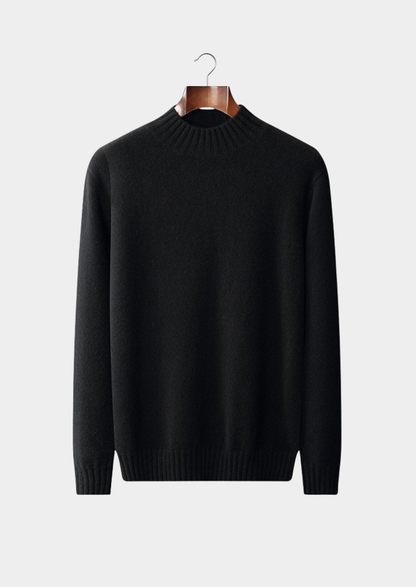 Pure Cashmere Mockneck Sweater | Arventti