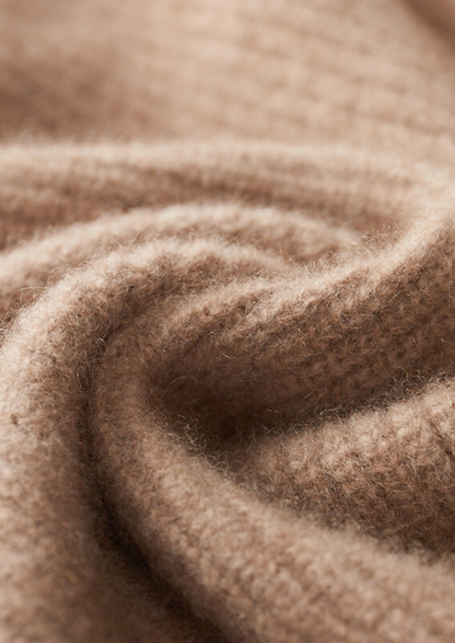 Pure Cashmere Beige Button Overshirt | Arventti