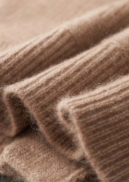Pure Cashmere Beige Button Overshirt | Arventti