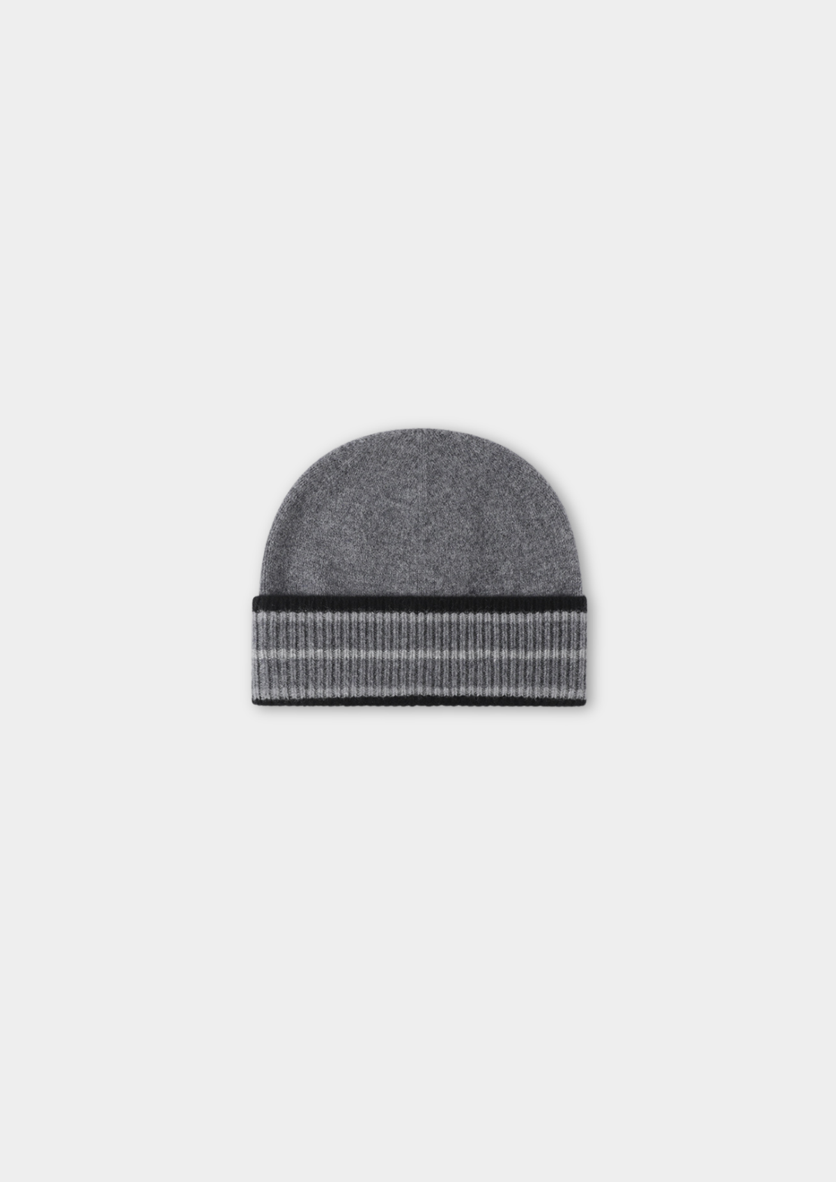 Dark Gray Merino Wool Wintertime Beanie | Arventti