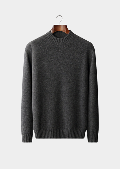 Pure Cashmere Mockneck Sweater | Arventti