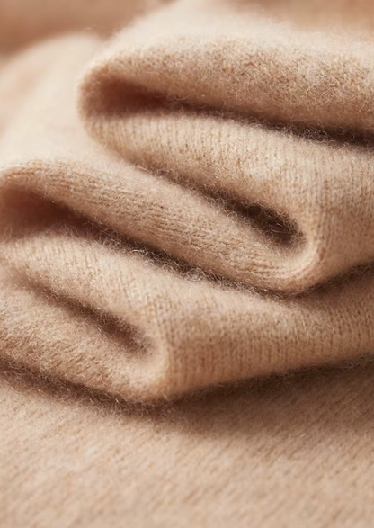 Premium Cashmere Two Tone Zipper Polo | Arventti