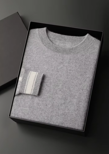 Premium Cashmere Light Gray Vienna Leisure Set | Arventti