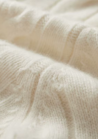 Pure Extra-Fine Merino Wool Dual-Zip Cable Cardigan | Arventti