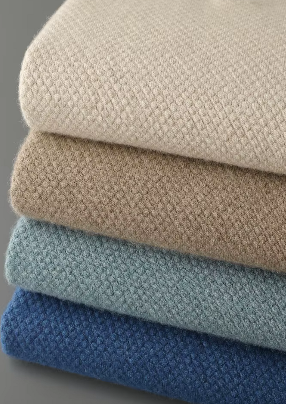 Premium Cashmere Textured Sweater Polo | Arventti