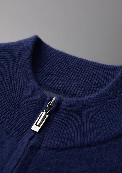 Premium Cashmere Navy Blue Torino Leisure Set | Arventti