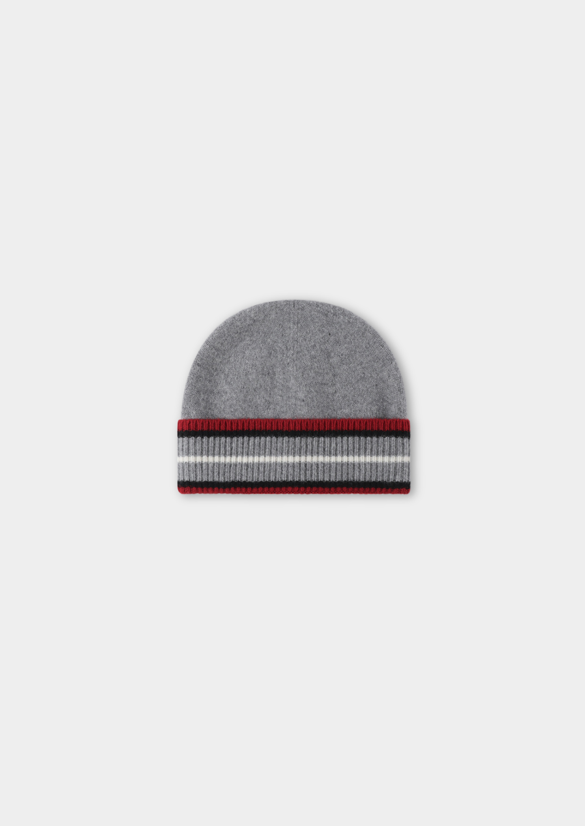 Light Gray Merino Wool Wintertime Beanie | Arventti