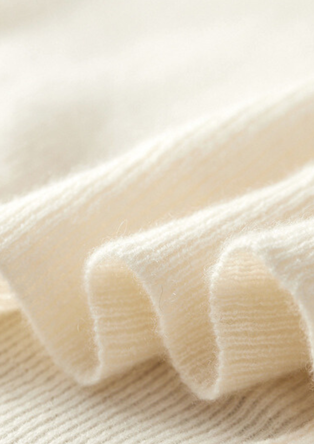 Pure Cashmere Ivory Body Warmer Vest | Arventti
