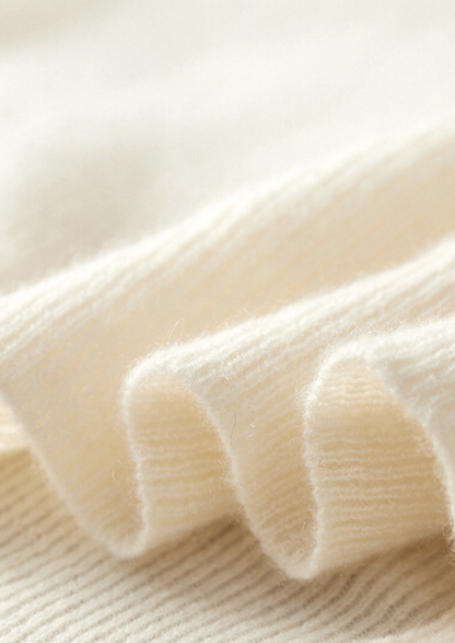 Pure Cashmere Ivory Body Warmer Vest | Arventti