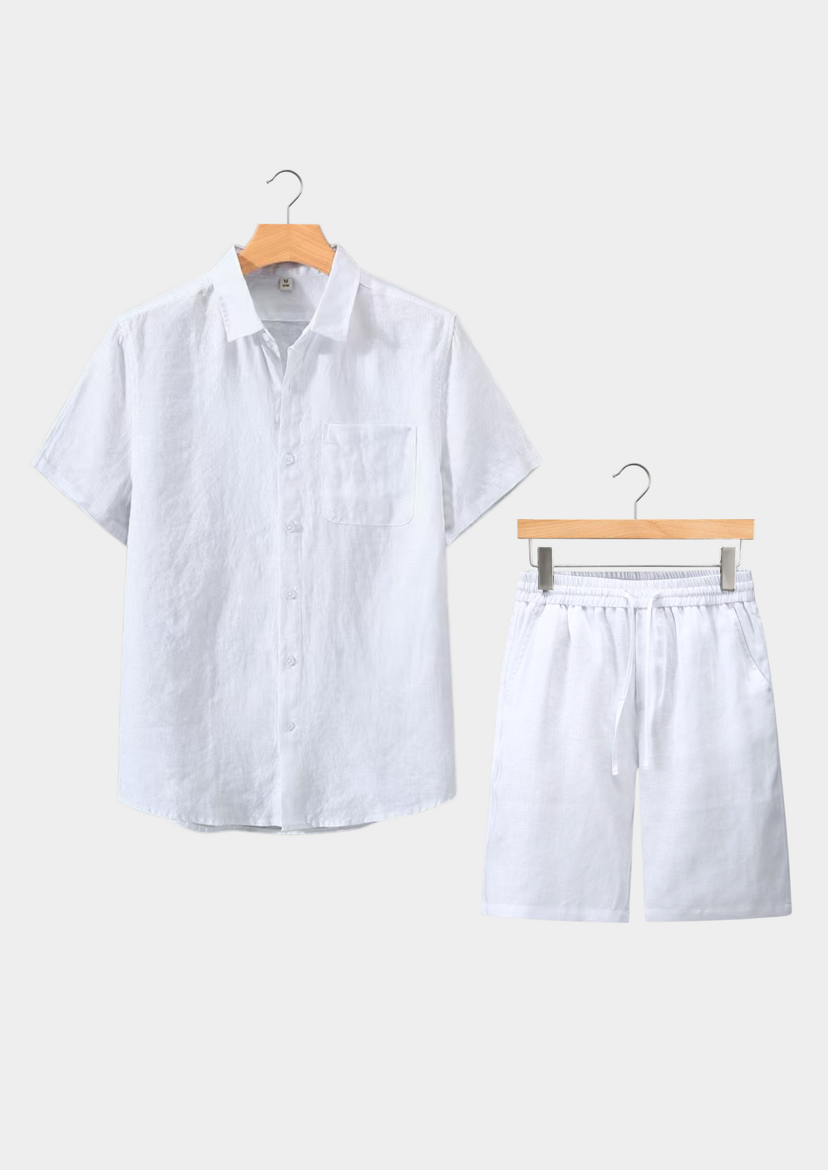 Dolcevita Shortsleeve Summer Set - White | Arventti