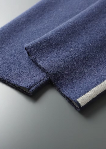 Premium Cashmere Navy Blue Milano Leisure Set | Arventti