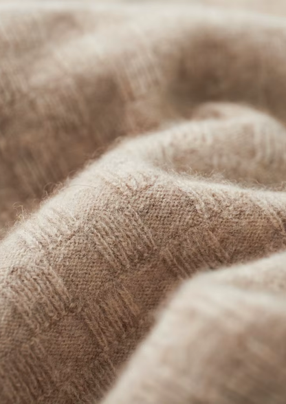 Premium Cashmere Textured Crewneck | Arventti