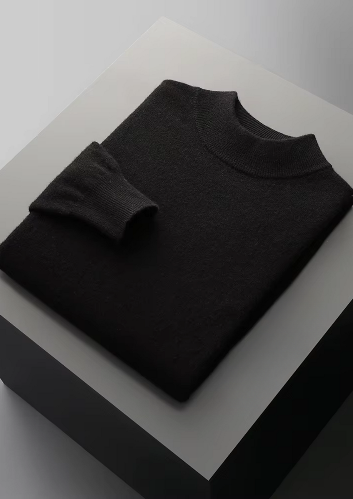 Pure Extra-Fine Merino Wool Classic Mockneck | Arventti