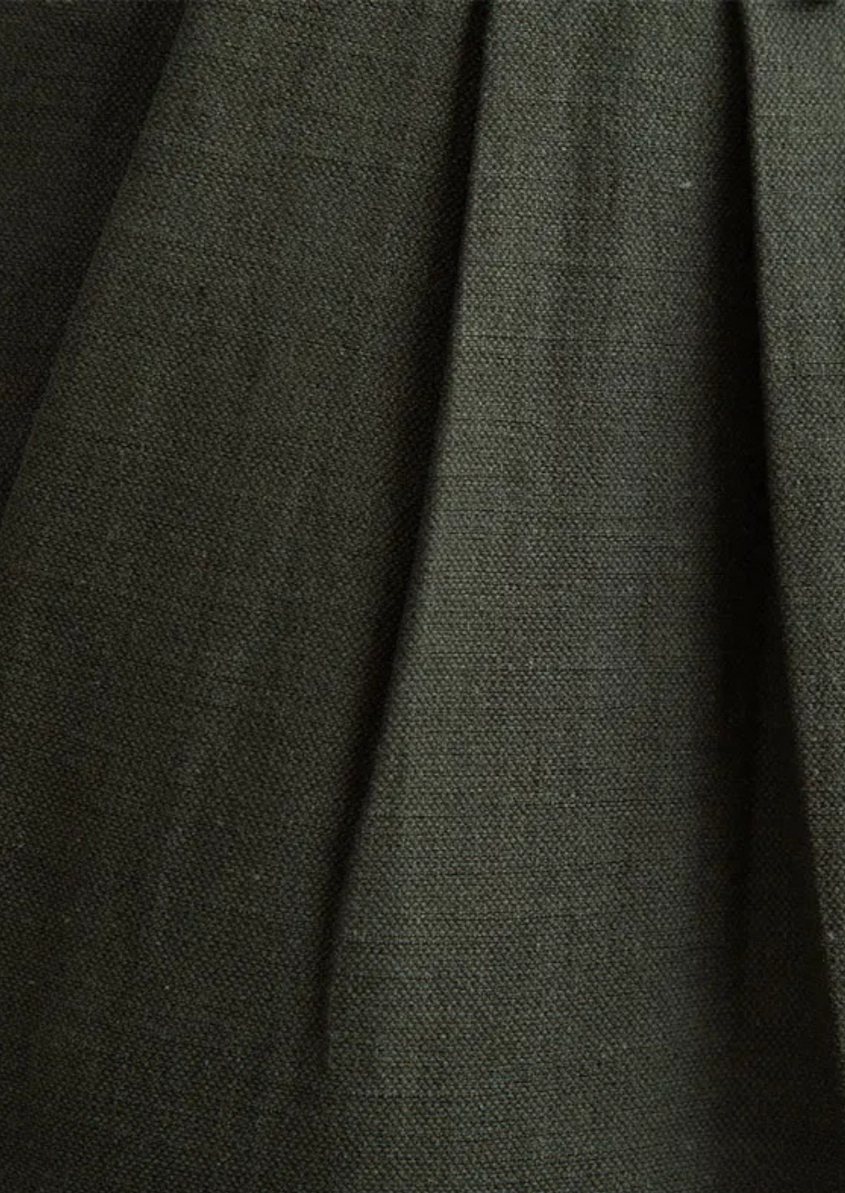 Cagliari Pleated Coastal Trousers - Olive | Arventti