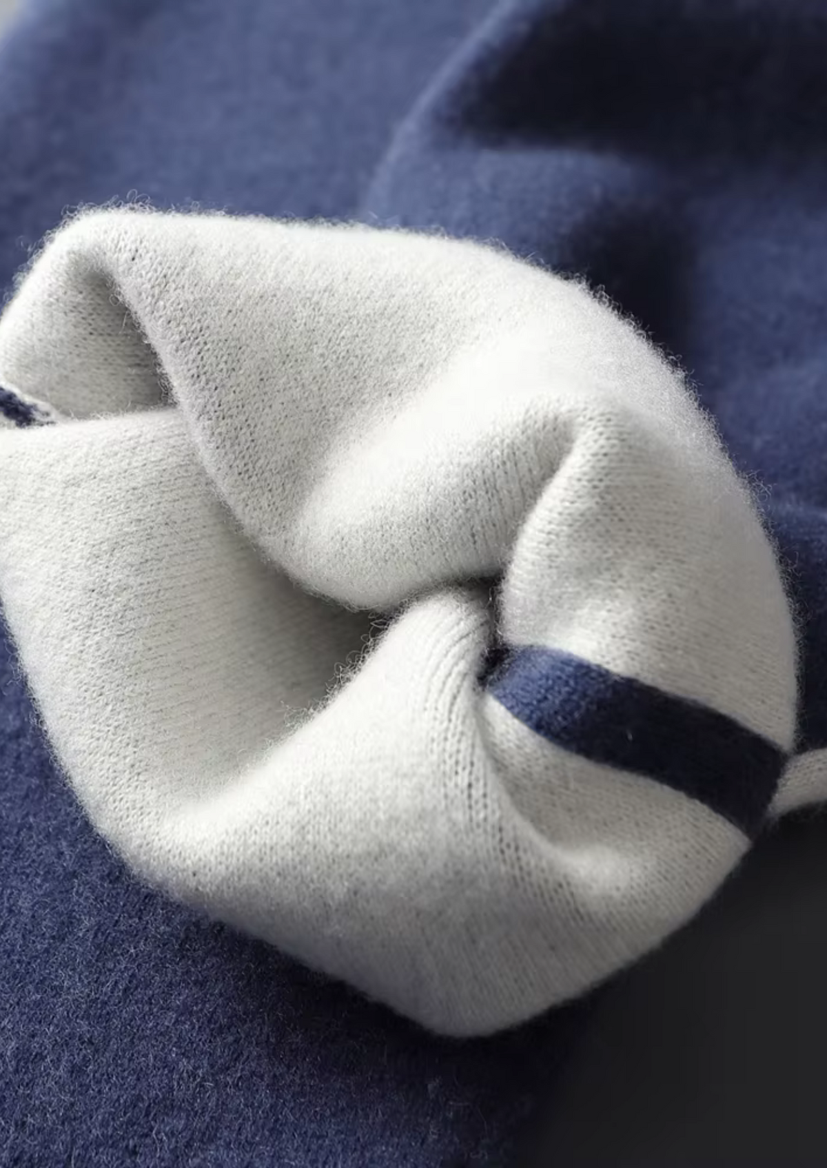 Premium Cashmere Navy Blue Milano Leisure Set | Arventti