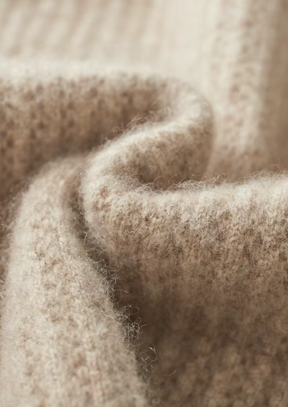 Pure Extra-Fine Merino Wool Ribbed Zipper Hoodie | Arventti
