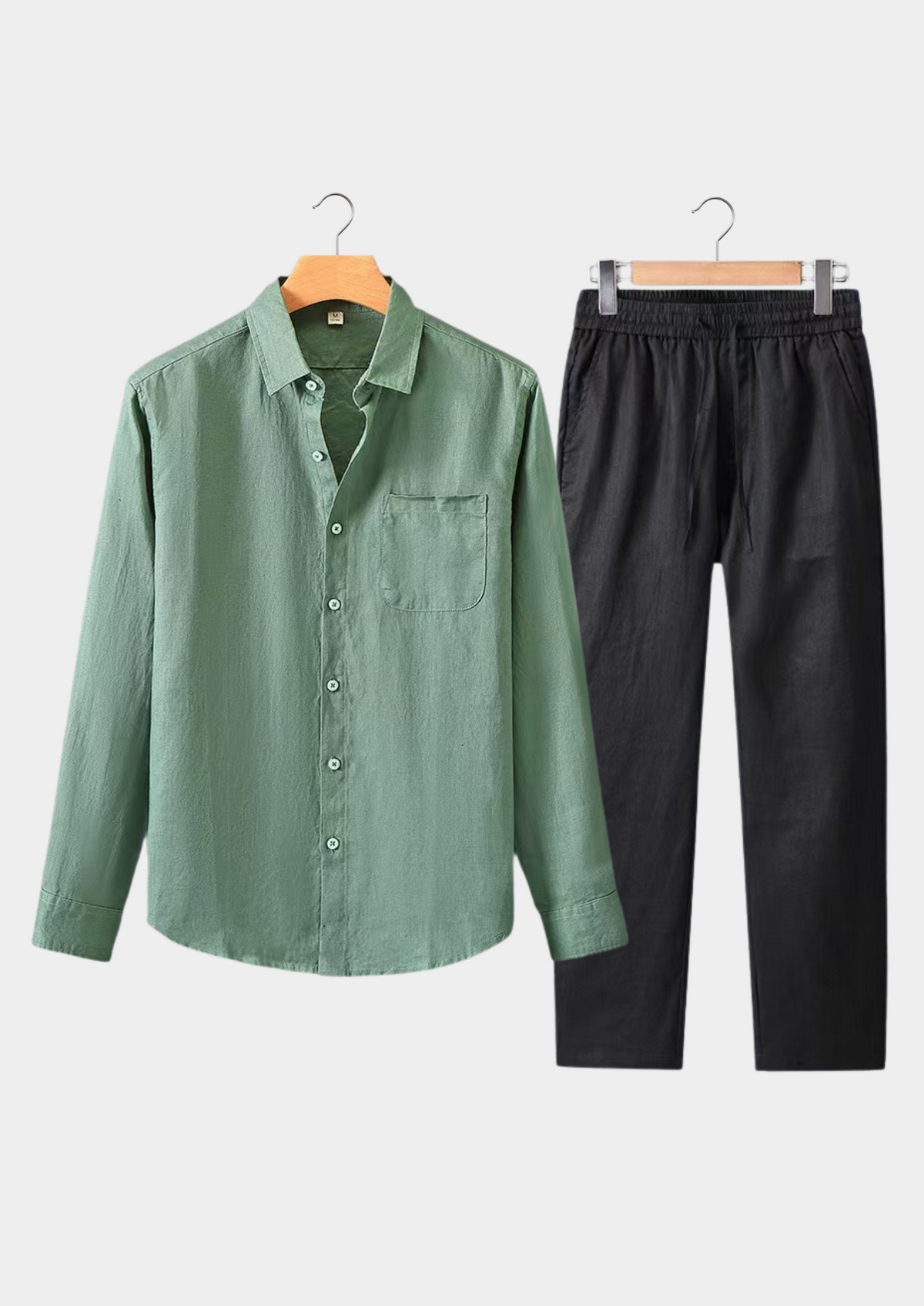 Dolcevita Longsleeve Summer Set - Green/black | Arventti