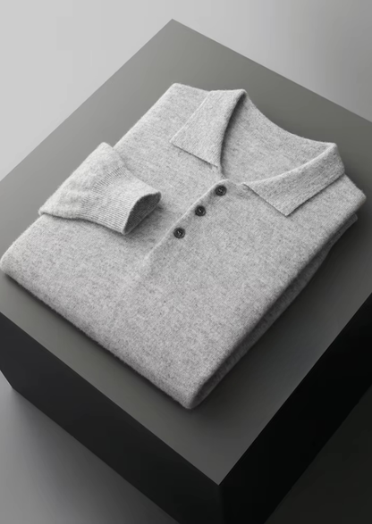 Pure Extra-Fine Merino Wool Classic Sweater Polo | Arventti