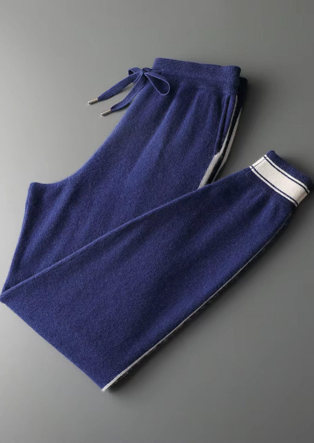 Premium Cashmere Navy Blue Vienna Leisure Set | Arventti