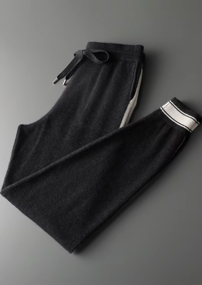 Premium Cashmere Black Vienna Leisure Set | Arventti