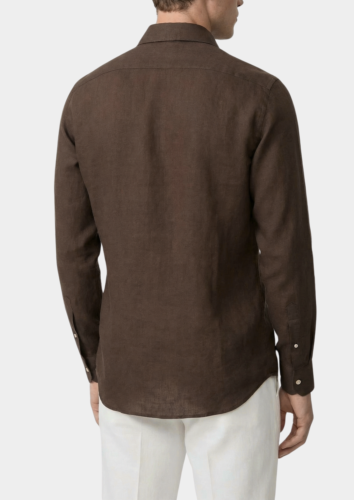 Portofino Coastal Shirt - Dark Brown | Arventti