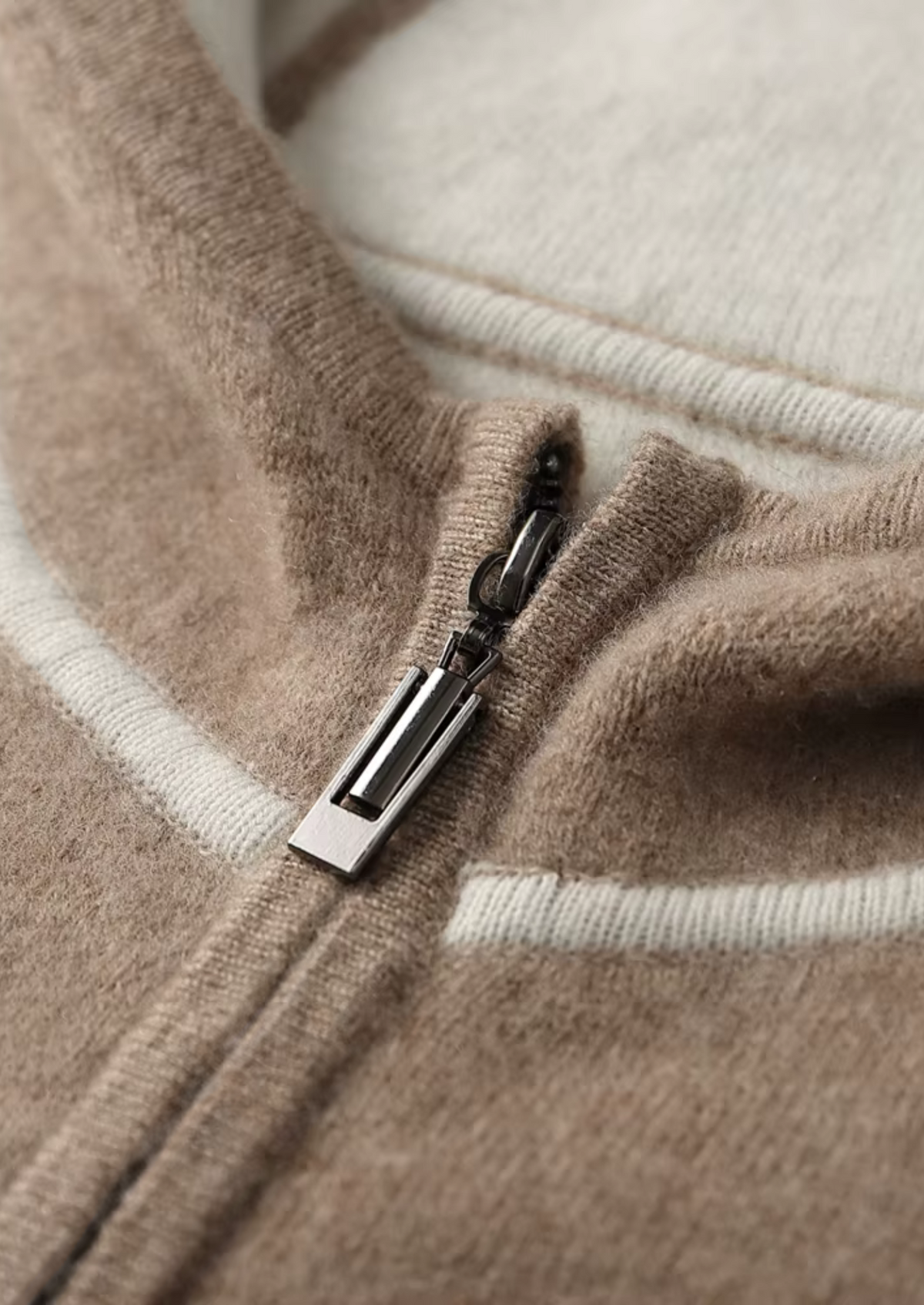 Premium Cashmere Beige Milano Leisure Set | Arventti